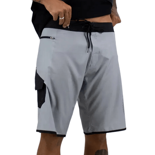 Bermuda Agua Masculina Oakley  B1B Surf Logo Hybrid Cement-FOA407192-314- -1-